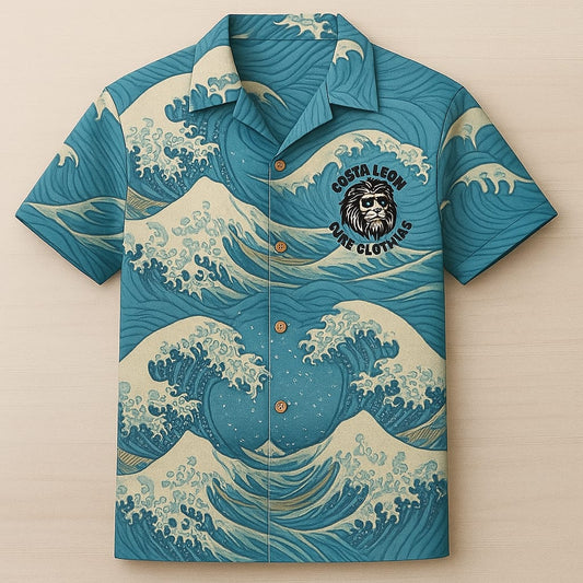 Camisa "Olas de Mar"